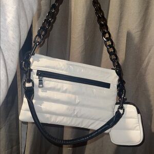 Think Rolyn Stylish White and Black Women's Bag